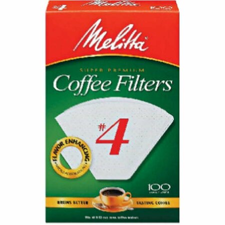 MELITTA 624102 No. 4 Coffee Filter, 100PK ME574031